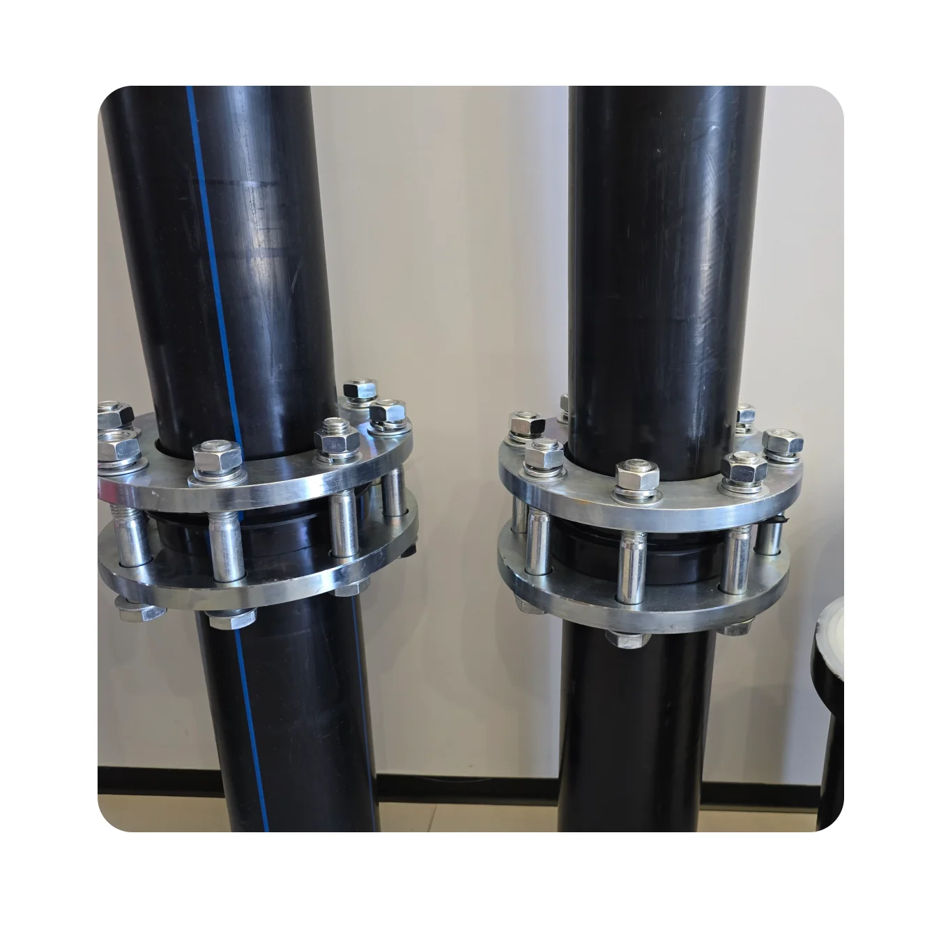 Impact Resistant HDPE Dredging Pipe for Sand Slurry Dredge Pump in Mining with Flange Connections