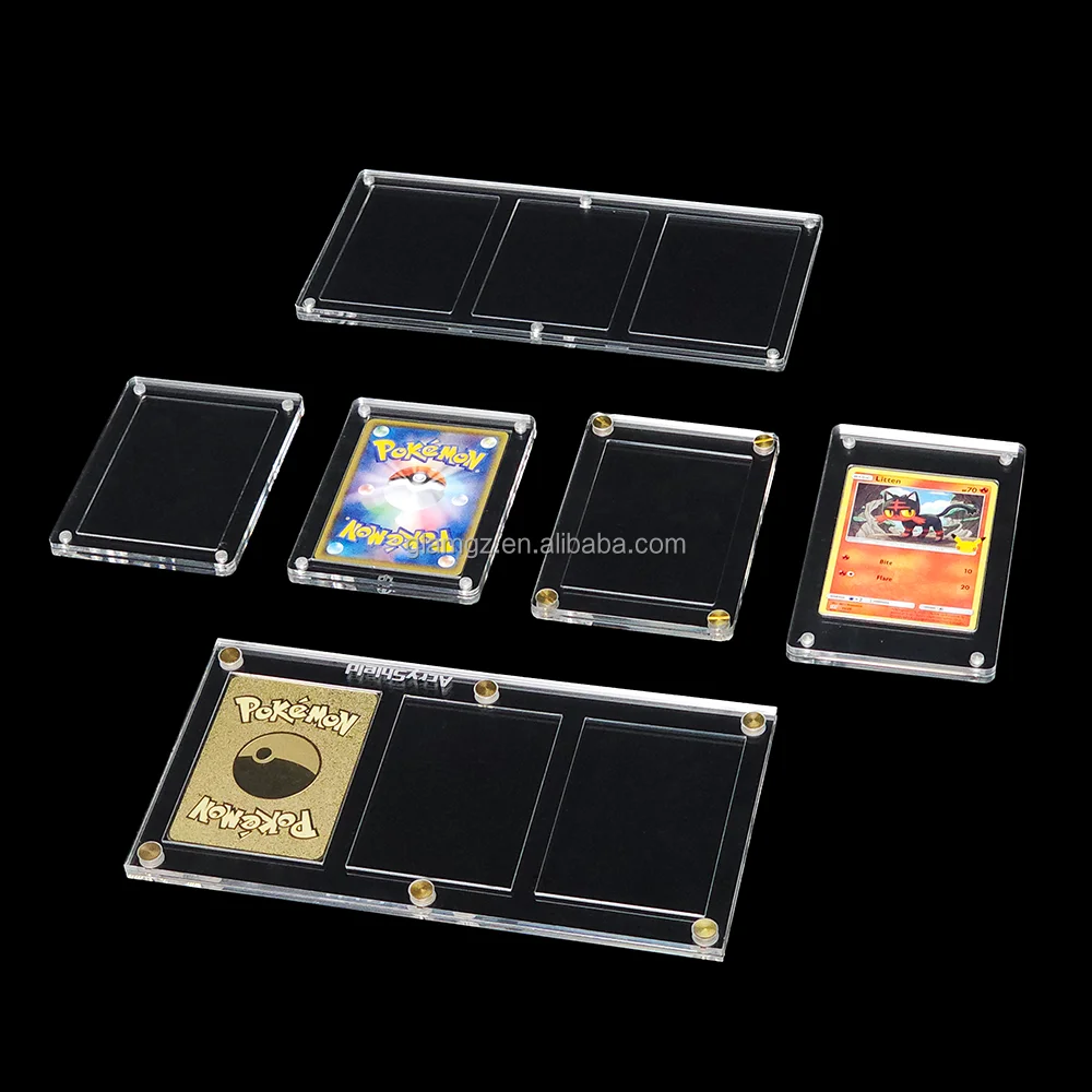Acrylic Case Pokemon Cards Acrylic Display Case For Pokemon Cards - Holds  6x36 Cards, Hard Protection Booster Box Case