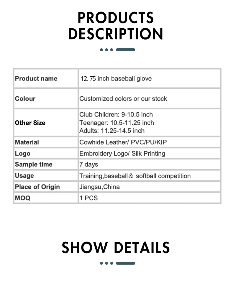 Custom Printed Youth Baseball Glove Black Leather Baseball Gloves Buy