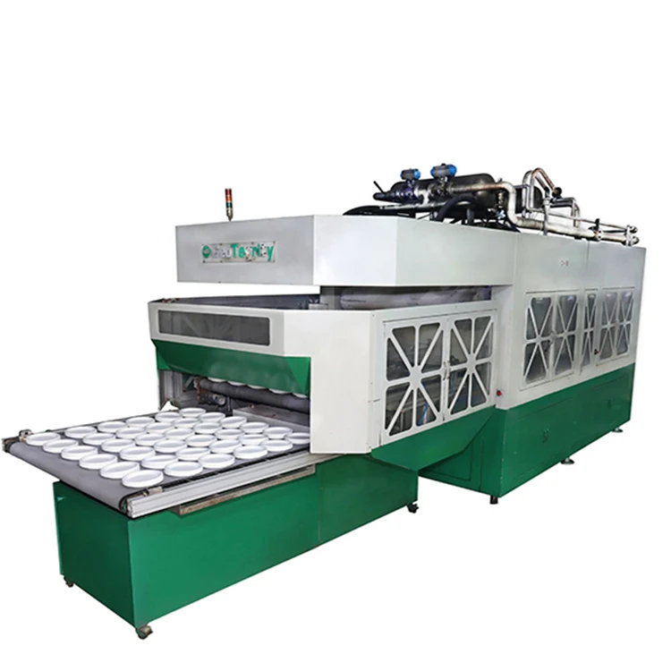 Fully Automatic Sugarcane Bagasse Paper Tableware Disposable Making Pulp Molding Machine Production Line