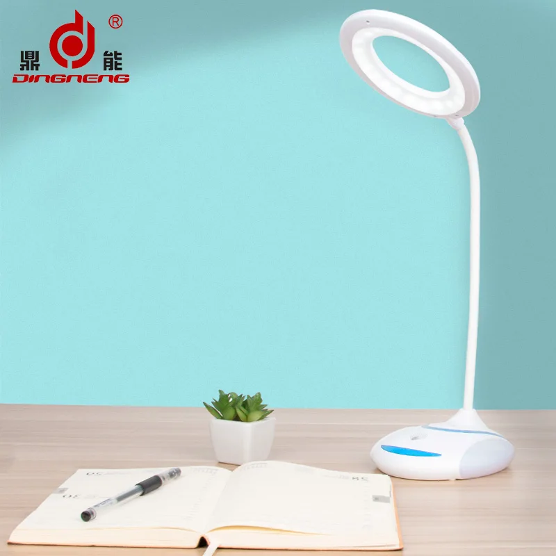 Factory!!DINGNENG Led lamp rechargeable big 18650 usb warm white light night light Bedroom Bedside table reading study desk lamp