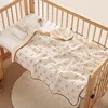 Retro flower-bean blanket