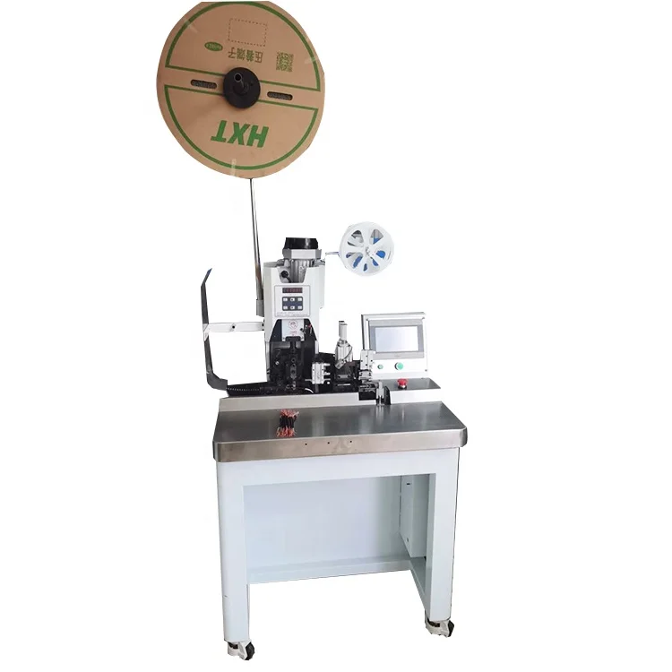 
 WL-H210 полностью автоматический кабельный провод зачистки и обжима терминалов машина  