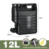 12L Style 2# Seau d'eau noire