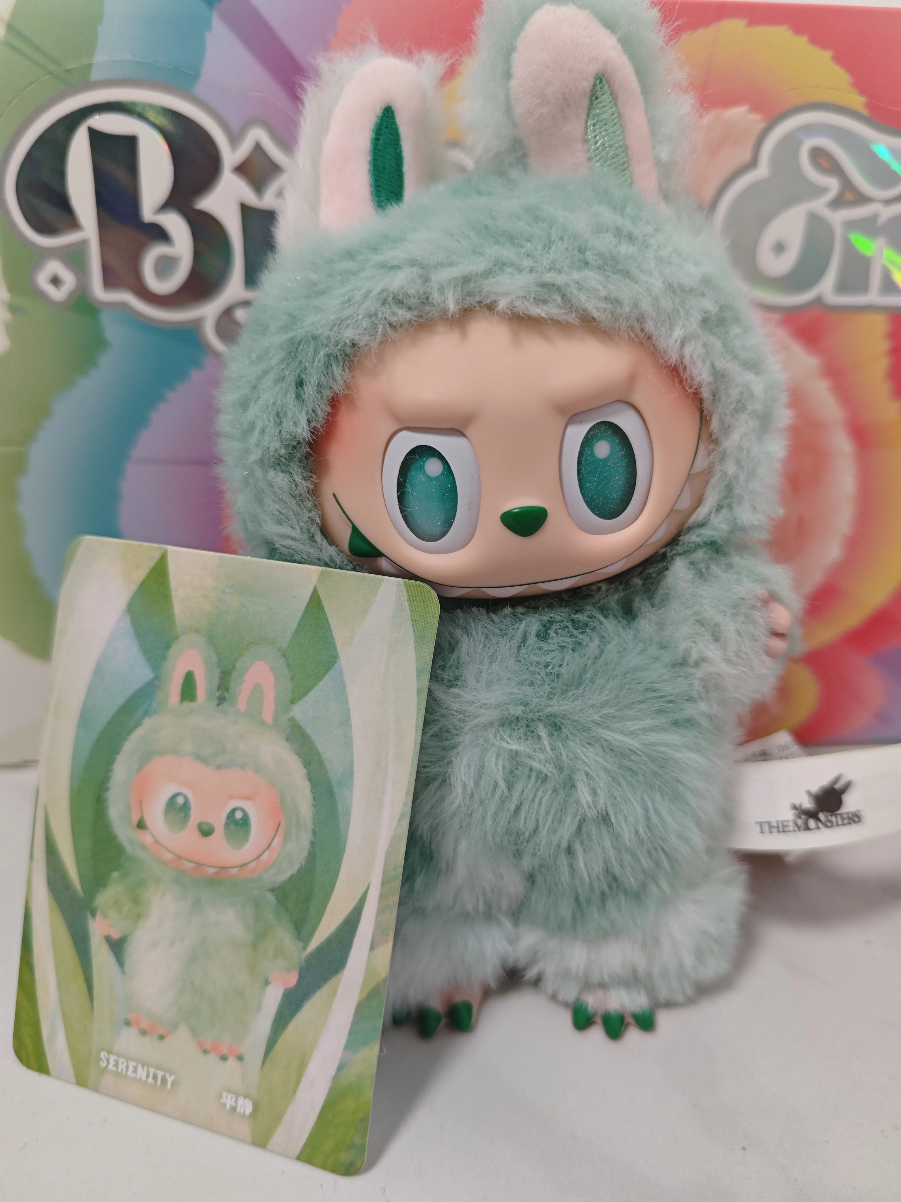 らぶぶ マカロンla bubu Popmart Labubu Macaron V2 PVC Blind Box Figure - Cute Plush