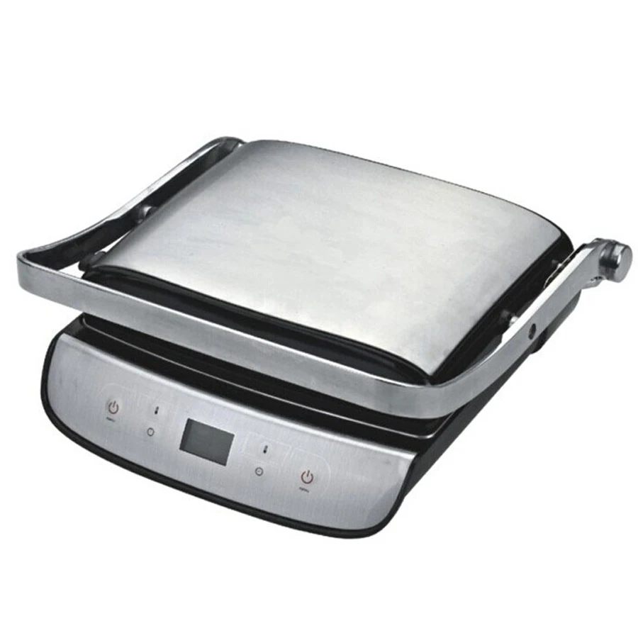 1500W Large Plate Automatic Temperature Control Electric Contact Grill