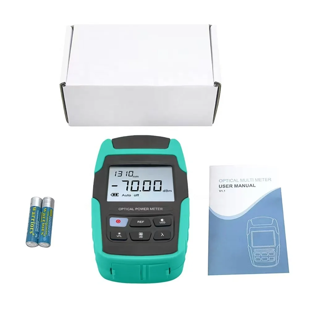 Optic power meter  4 in 1 OPM with VFL and RJ45 tester with rechargeable battery
