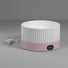 Large white roman bowl-pink heating base-three adjustable