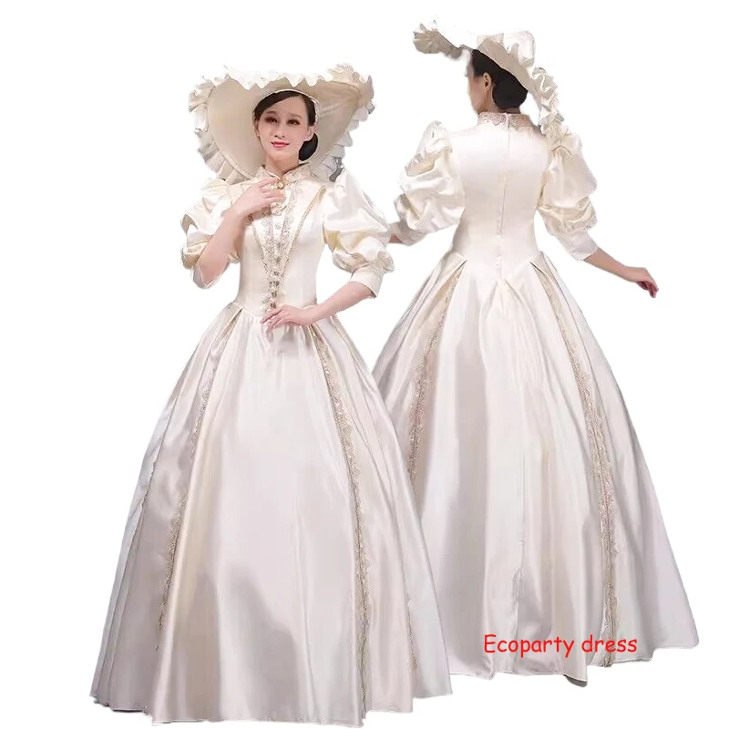Cinnamou Robe De Bal Rococo Femme Grande Taille - Robe Renaissance Victorienne Gothique