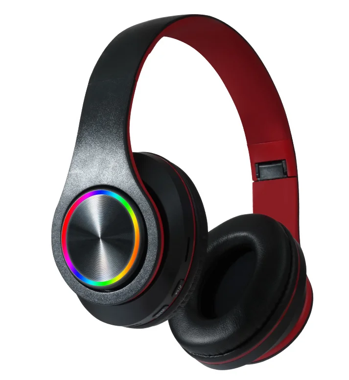 LIGHTING ワイヤレスヘッドホン B39 B39-Bass-Stereo-LED-Light-