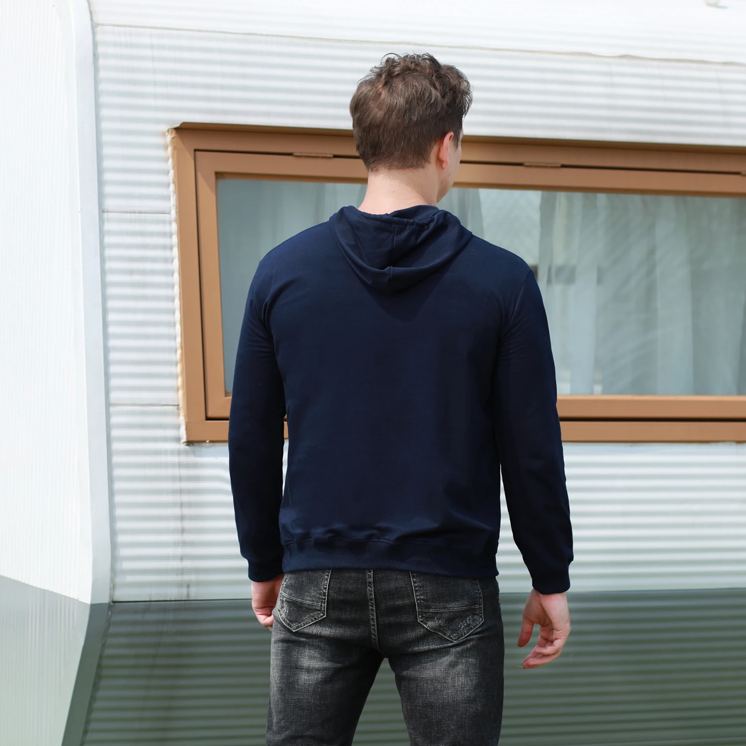 High Quality man's blank solid colors 280Gsm 100% cotton hoodie multicolor basic style unisex hoodies