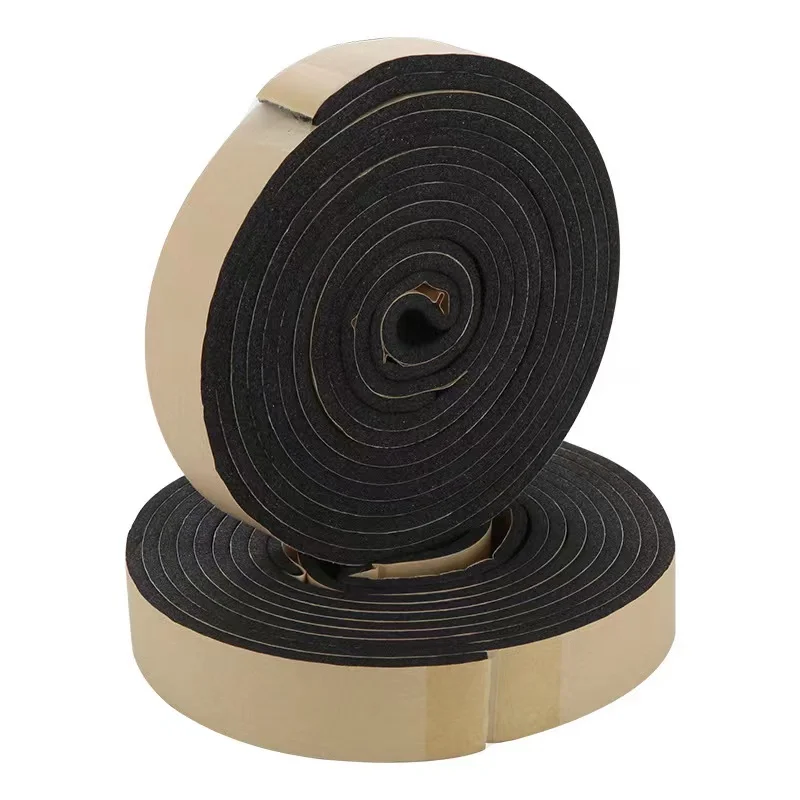 Flame retardant waterproof seal rubber square single side back adhesive eva foam roll