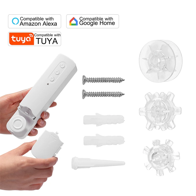 Smart WiFi Curtain Motor - Chain/Roller Blind Drive, Works With Alexa & Google Home, APP Control