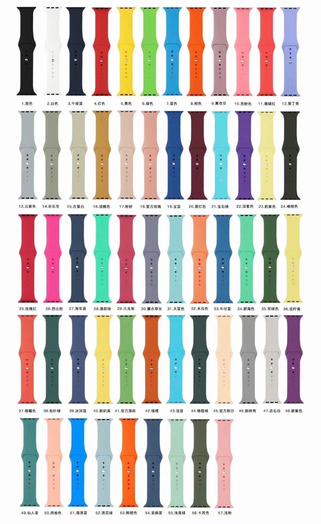 Ремешки для часов мягкий резиновый силиконовый чехол-бампер с Ремешок наручных Apple спортивный ремешок сменный браслет на запястье 38 40 42 44