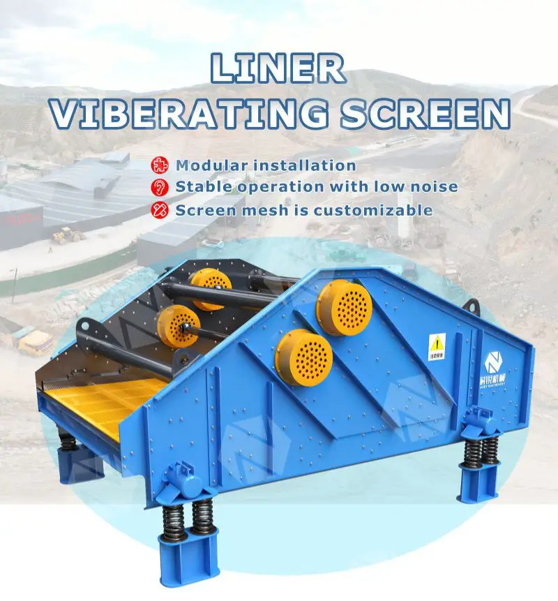 River Stone Sieving Machine Industrial Rock Shaker Sieve Linear Xxnx
