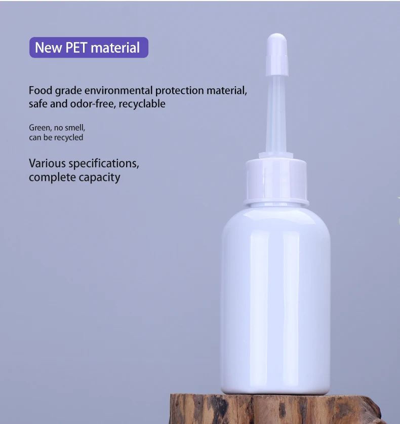 Round Eye Wash Cleaning Care Soft Plastic Bottles Empty Drop Bottle with Convenient Design details