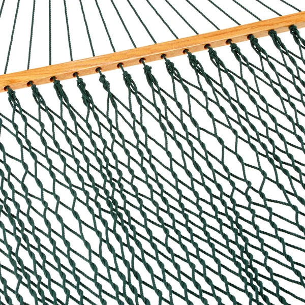 Уличный семейный хлопковый гамак высокого качества с деревянной перекладиной, двойная кровать, садовый гамак, веревка