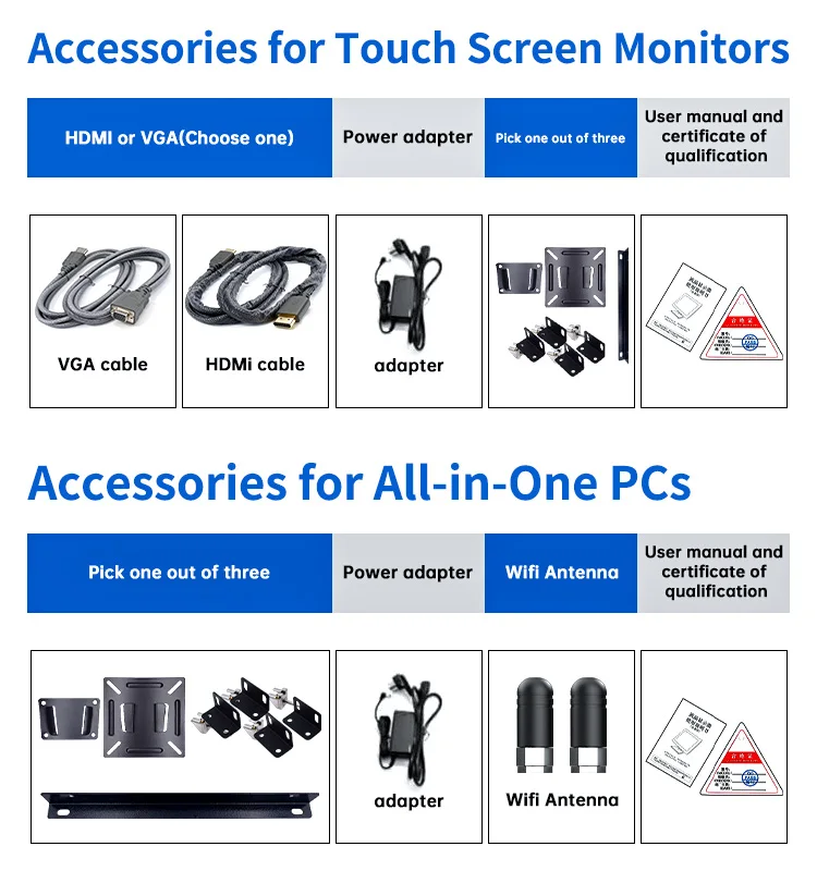 Custom 21.5" Industrial Panel PC with Capacitive Touchscreen Android OS RK3288/RK3399 Front Panel Waterproof All-in-One Computer