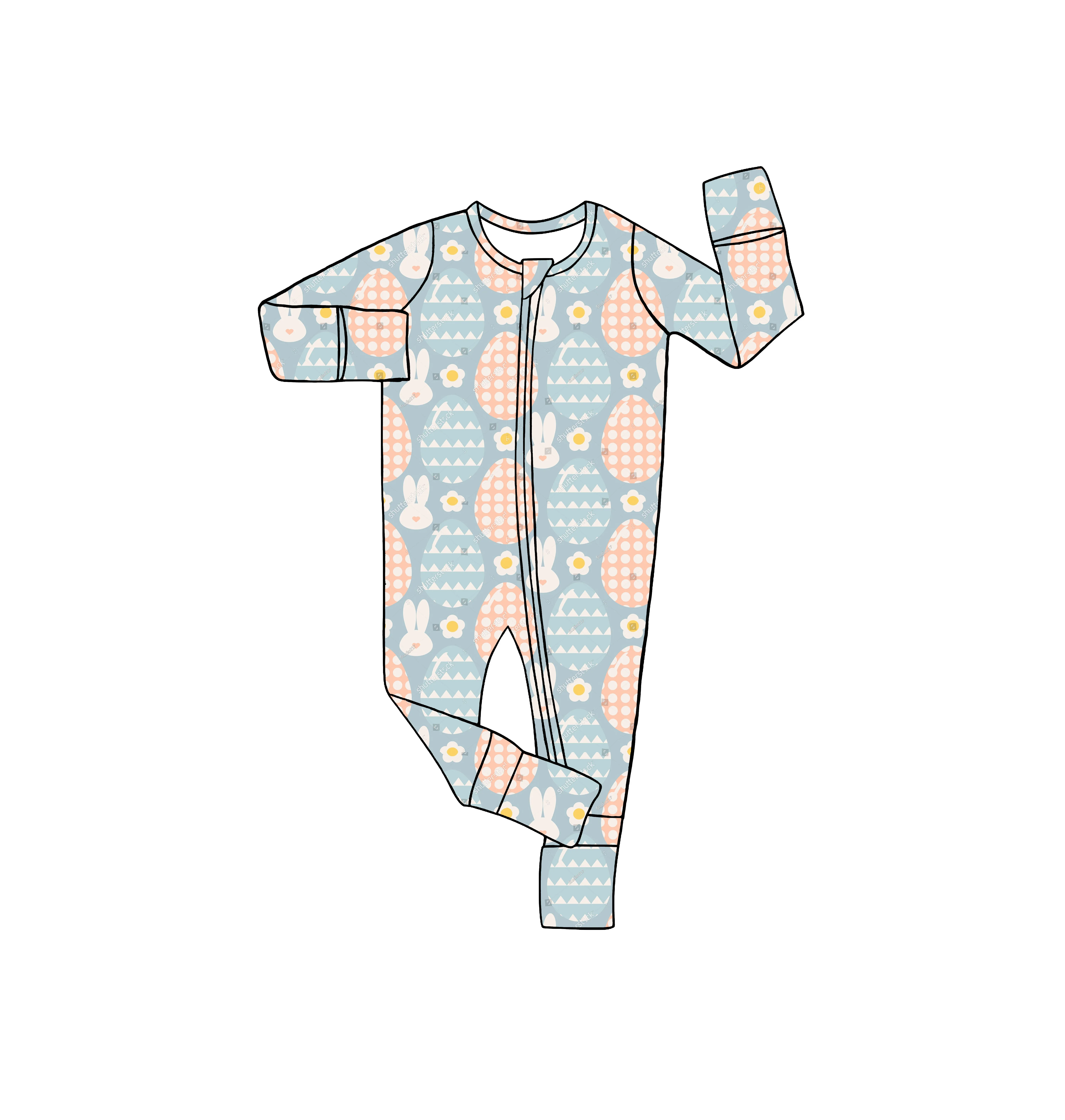 Easter Newborn Baby Boys And Girls Romper 02t Bamboo Baby Romper Onsie