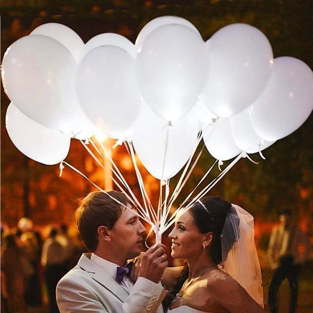 DIY Accessories Switch LED Light up Balloons Glow in the Dark Balloons for Led Luminous Latex Balloon Party Supplies Decorations