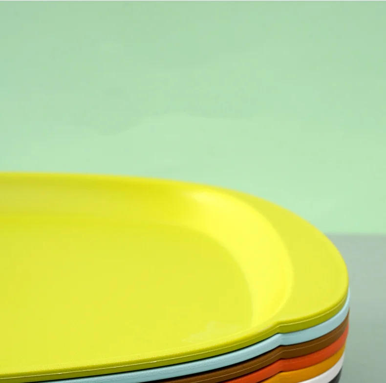 Multifunctional Plastic Dinner Plate Fast Food Tray Chain Catering