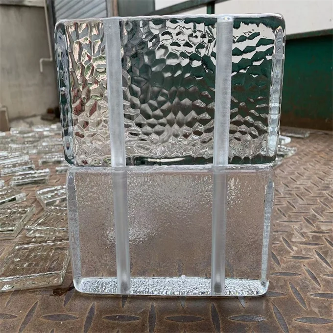 Corner Block Glass Brick Partition Wall - Versatile Solid