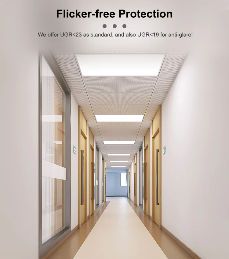 Square Ceiling Backlight LED Panel Light Ugr