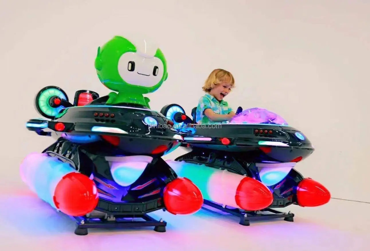 New Coin Operated Kiddie Ride Machine Ride on Car Spaceship Ride Games With Mp5 Screen