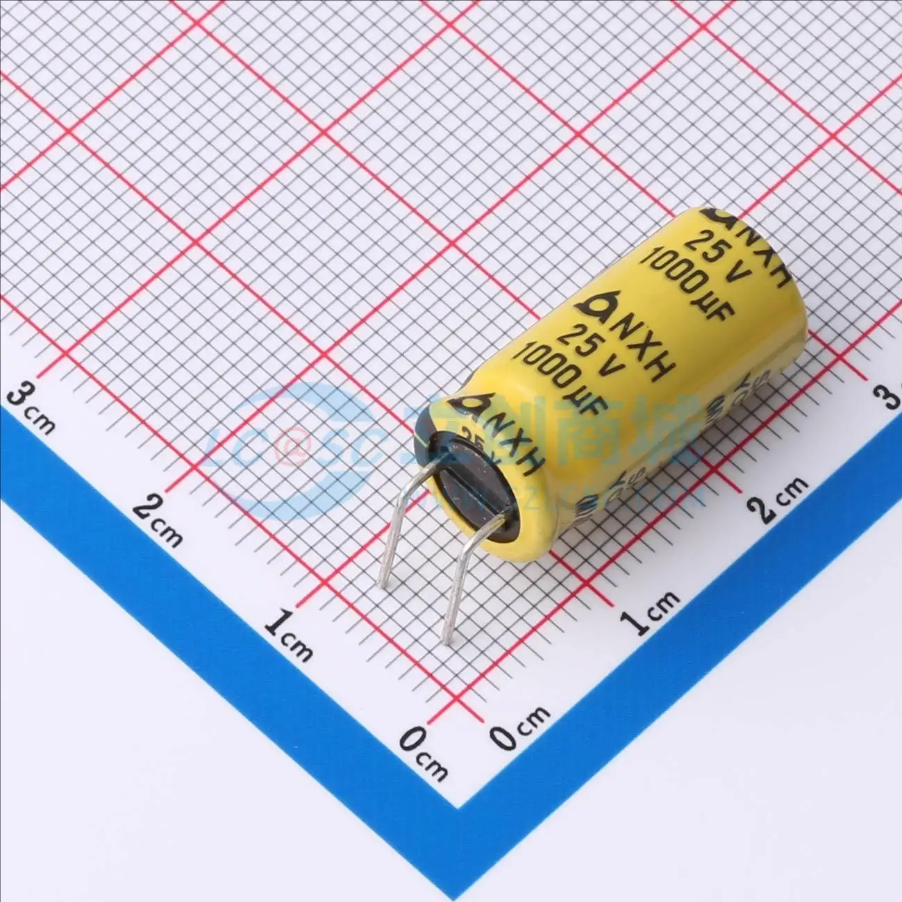 のぞみん 作品4点 アルミニウム電解コンデンサNXH25V1000M10*20 1000uf 25v