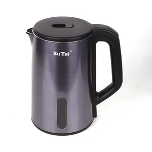 1.8L Cordless Electric Kettle Fashion Design Stainless Steel 1500W 360° Rotational Base Keep Warm for Home & Hotel Use 220V