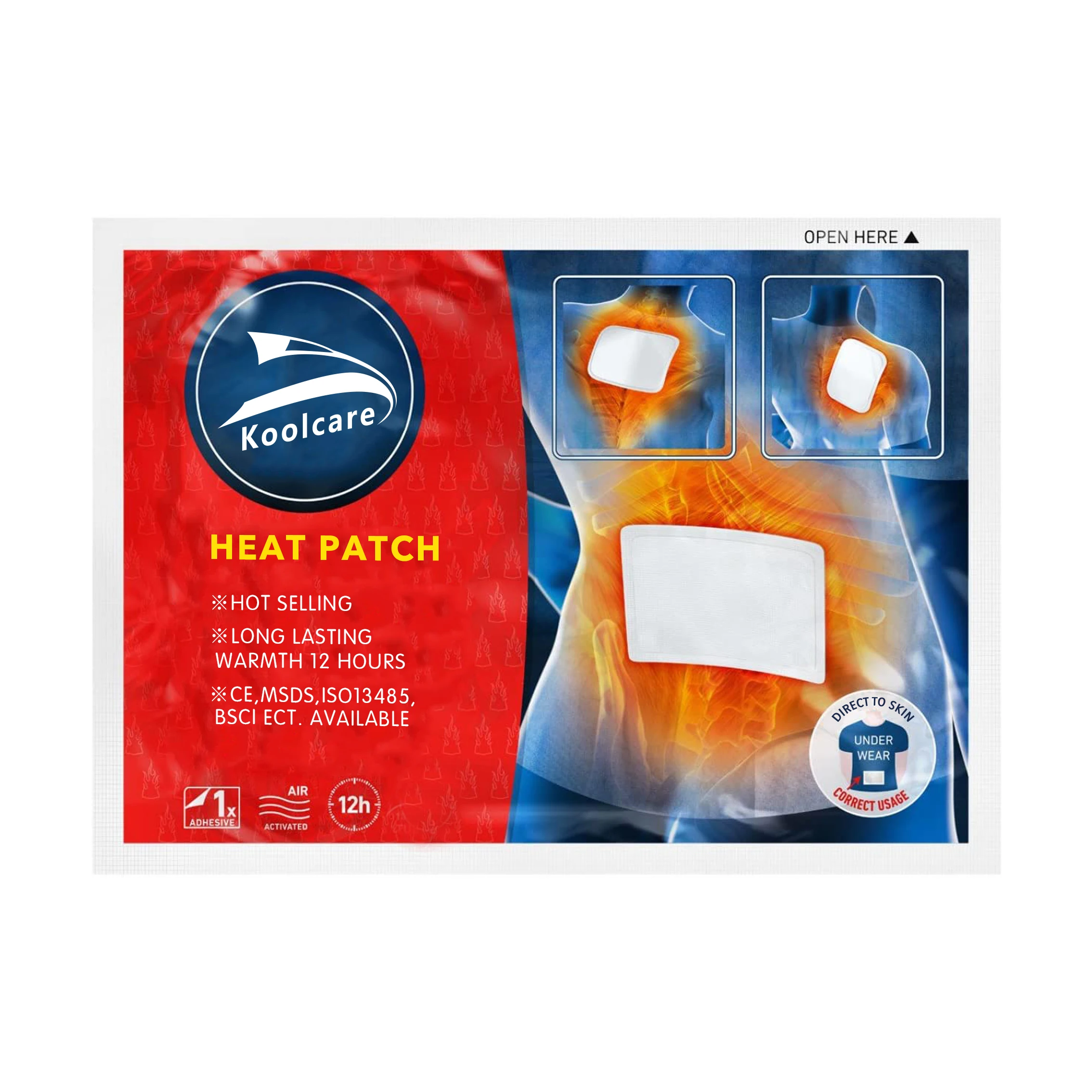 Customization Comfortable Menstrual Heating Patch Warm Stickers Warm up Paste Patch Hot Post Warm Paste Warm Body Care Wholesale