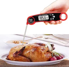 Digital Kitchen BBQ Grill Thermometer with  Stainless Steel Probe and Plastic Probe Smoker Food Meat Thermometer