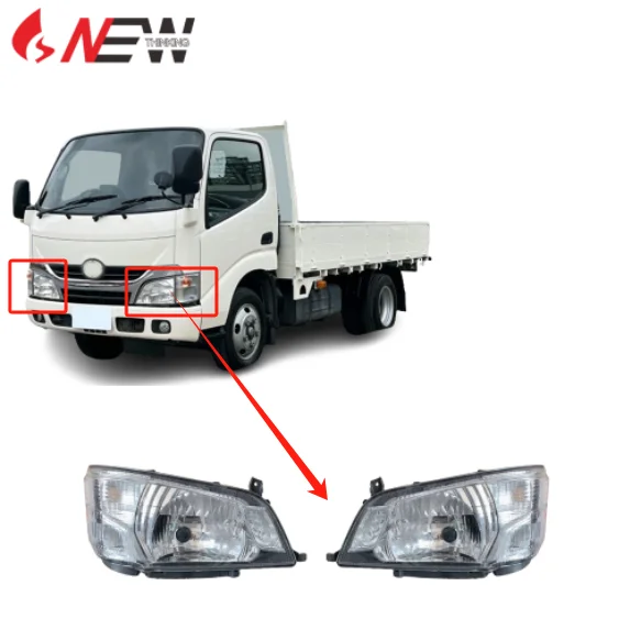 Aftermarket Halogen Headlight for Hino 300 Dutro - New LHD/RHD