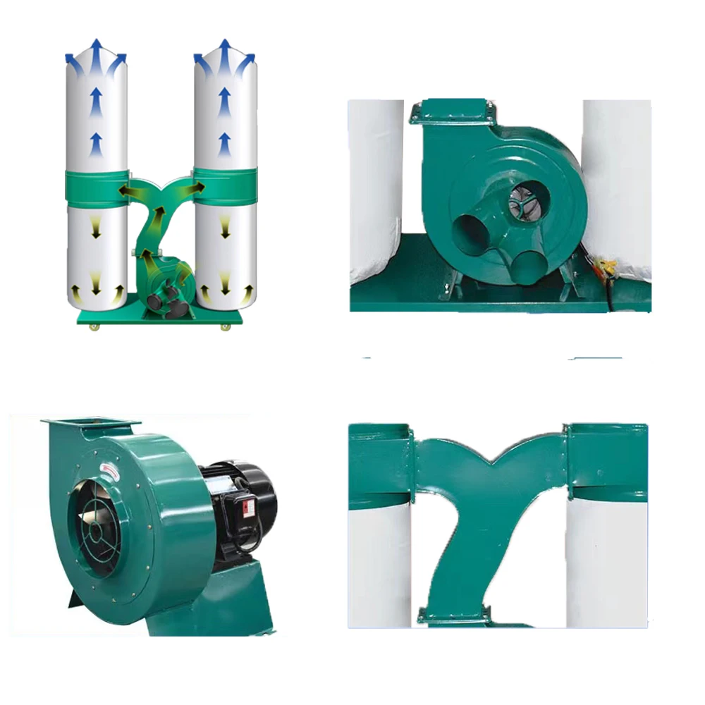 Машина Shandong, лидер продаж, деревообрабатывающая 220 В/380 В, двойные мешки, пылесборник для фрезерного станка с ЧПУ, гравировка деталей