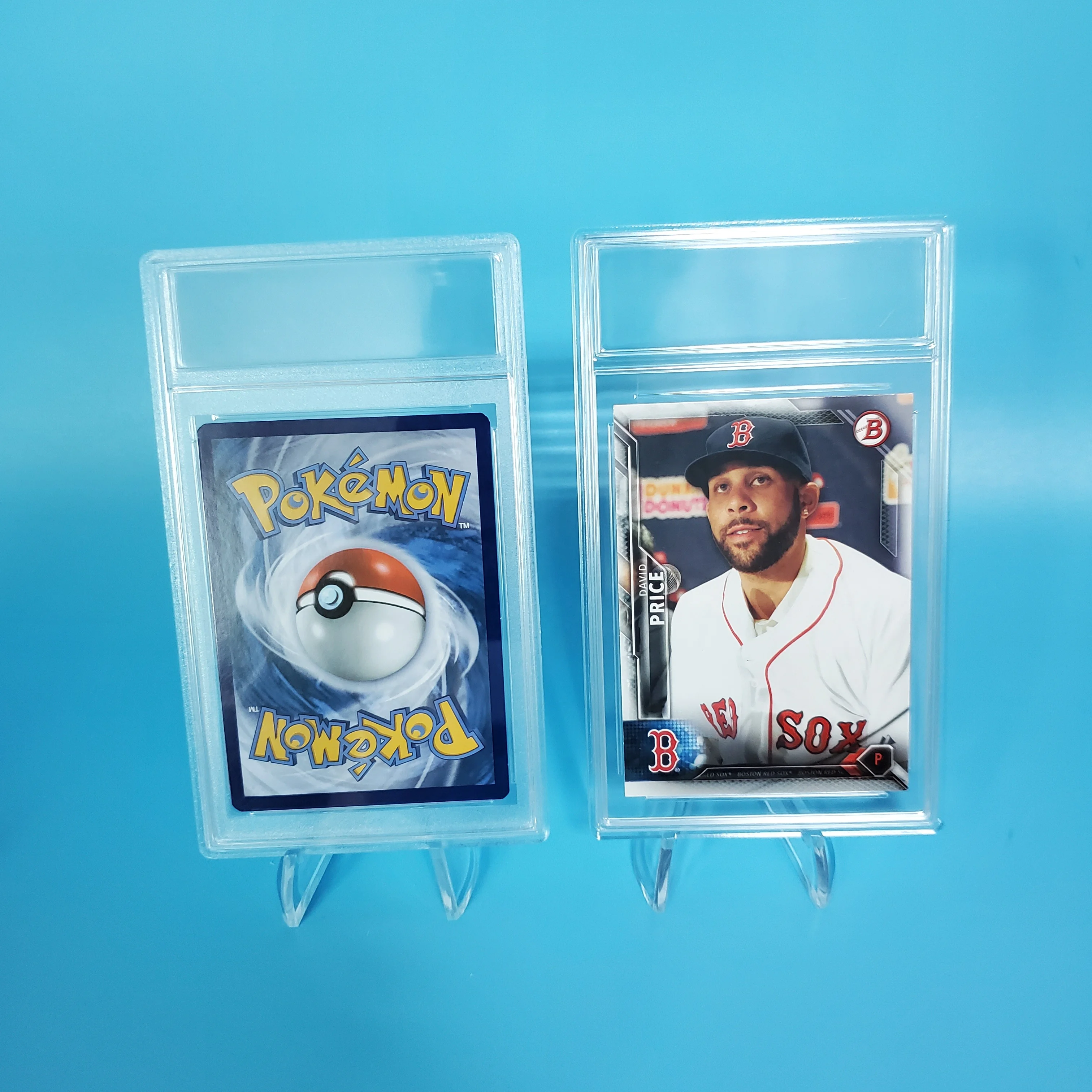card slab display case Slab Shield – Magnetic Graded Card Display Case with Kickstand for PSA –  CollectaBeast main image 0