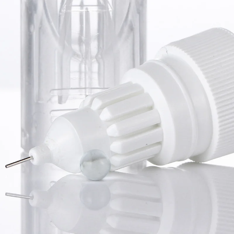 20ml Clear PET Plastic Bottle Factory Empty Thick Wall PET Bottle With Brush Screw Cap Car Touch Paint Pen Custom Logo