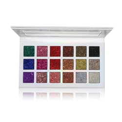 18 цветов, палитра теней для век, макияж глаз, оптовая продажа, без этикетки