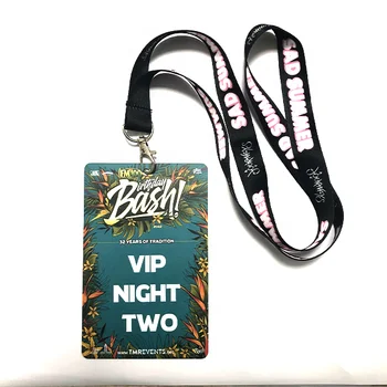 Custom Design Plastic Vip Access Cards Backstage Passes Artist Passes ...