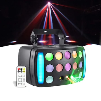 Wholesale LED RGBW 4 In 1 Beam Strobe Laser Butterfly Effect Light DJ Disco Stage Lighting For Family Party