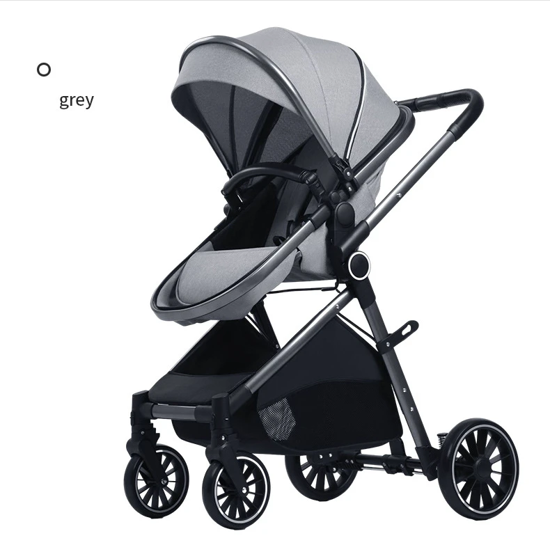 High Quality 2 in 1 Baby Pushchair Stroller Travel System Kinderwagen Easy Folding Kids Wagon Pram with Car Seat