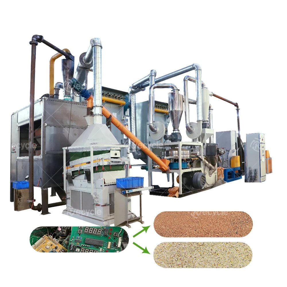 Best Solution Pcb Motherboard Recycling Machine E Waste Recycling Plant