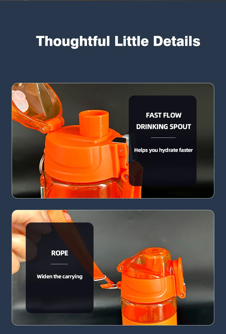 Fitness Sports Drinking Water Bottle Zinc Plastic Private Label Alkaline Water Manufacturer Alkaline Water Cup
