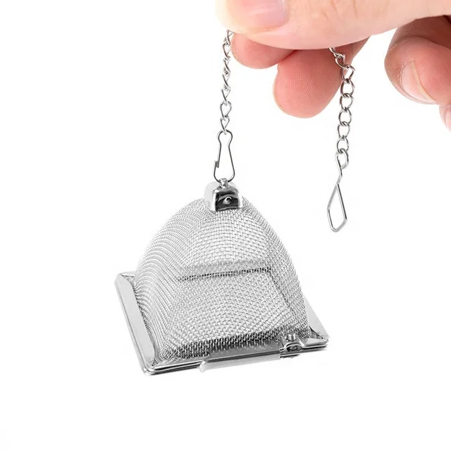 Boule à Thé En Acier Inoxydable 304 Avec Chaîne - Filtre à Thé Et Épices, Infuseur Réutilisable