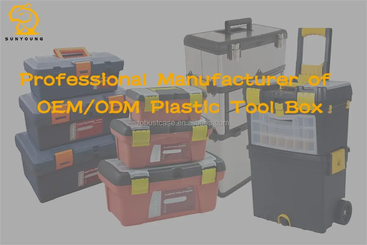 Portable Stackable Toolbox with Wheels and Drawers - Mobile Utility ...