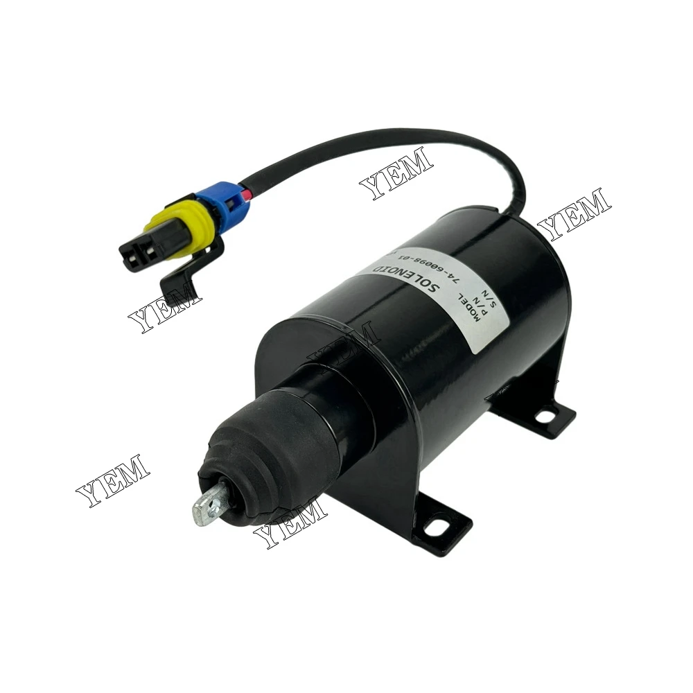 4TNV98 12V 74-60098-01 Fuel Stop Solenoid Valve for Yanmar Excavator Accessories