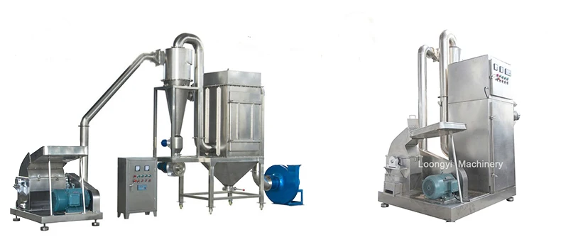 Loongyi rice husk sugar pulverizer machine chili casava grinding machine for maize