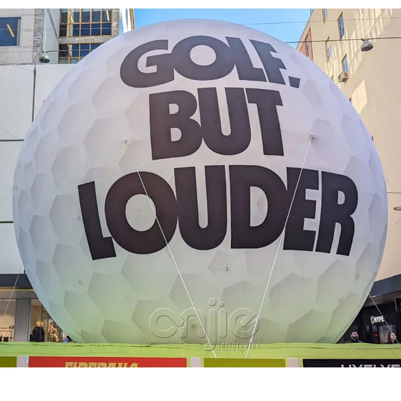 Giant Advertising Balloon PVC Large Floating Golf Ball Inflatable Golf Ball for Outdoor Advertising