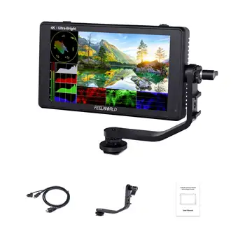 Feelworld LUT6 6 Inch Other Camera Monitor  Aluminum Alloy Video Camera Hot Sale Professional Studio for Dslr Field Monitor product image