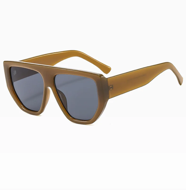 Gafas de Sol para hombre, Marco grande cuadrado, novedad de 2024, gafas de sol Retro de moda para hombres y mujeres, gafas con logotipo personalizado