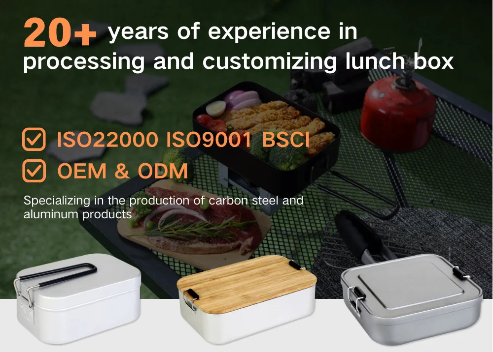Multifunction Food Box Multifunction Food Container Aluminum Bento Boxes Outdoor Camping ...